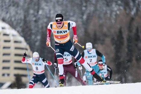 NordicFocus 09.12.2017, Davos, Switzerland (SUI):Johannes Hoesflot Klaebo (NOR) - FIS world cup cross-country, individual sprint, Davos (SUI). www.nordicfocus.com. © Modica/NordicFocus. Every downloaded picture is fee-liable.