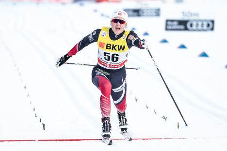 NordicFocus 31.12.2017, Lenzerheide, Switzerland (SUI):Ingvild Flugstad Oestberg (NOR) - FIS world cup cross-country, tour de ski, 10km women, Lenzerheide (SUI). www.nordicfocus.com. © Modica/NordicFocus. Every downloaded picture is fee-liable.