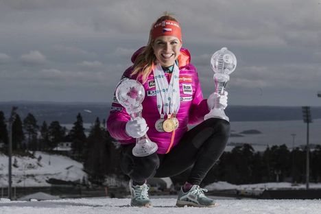NordicFocus 19.03.2017, Oslo, Norway (NOR):Gabriela Koukalova (CZE) - IBU world cup biathlon, cups, Oslo (NOR). www.nordicfocus.com. © Manzoni/NordicFocus. Every downloaded picture is fee-liable.