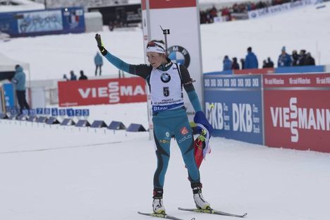 NordicFocus 17.12.2017, Annecy-Le Grand Bornand, France (FRA):Justine Braisaz (FRA) - IBU world cup biathlon, mass women, Annecy-Le Grand Bornand (FRA). www.nordicfocus.com. © Manzoni/NordicFocus. Every downloaded picture is fee-liable.