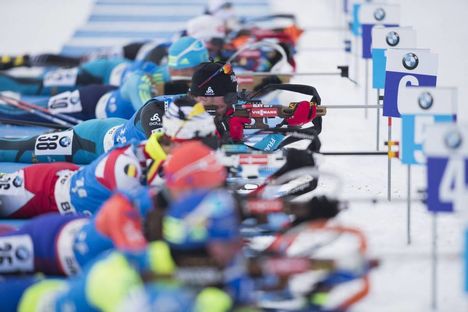 NordicFocus 07.01.2017, Oberhof, Germany (GER):Antonin Guigonnat (FRA) - IBU world cup biathlon, pursuit men, Oberhof (GER). www.nordicfocus.com. © Manzoni/NordicFocus. Every downloaded picture is fee-liable.