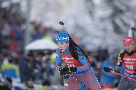 NordicFocus 15.01.2017, Ruhpolding, Germany (GER):Uliana Kaisheva (RUS) - IBU world cup biathlon, pursuit women, Ruhpolding (GER). www.nordicfocus.com. © Manzoni/NordicFocus. Every downloaded picture is fee-liable.