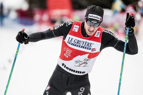 NordicFocus 07.01.2018, Val di Fiemme, Italy (ITA):Dario Cologna (SUI) - FIS world cup cross-country, tour de ski, final climb men, Val di Fiemme (ITA). www.nordicfocus.com. © Modica/NordicFocus. Every downloaded picture is fee-liable.
