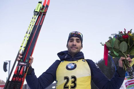 NordicFocus 10.01.2018, Ruhpolding, Germany (GER):Martin Fourcade (FRA) - IBU world cup biathlon, individual men, Ruhpolding (GER). www.nordicfocus.com. © Manzoni/NordicFocus. Every downloaded picture is fee-liable.