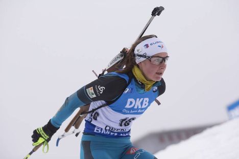 NordicFocus 04.01.2018, Oberhof, Germany (GER):Justine Braisaz (FRA) - IBU world cup biathlon, sprint women, Oberhof (GER). www.nordicfocus.com. © Manzoni/NordicFocus. Every downloaded picture is fee-liable.