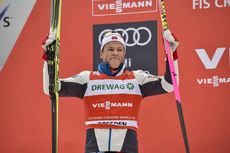 NordicFocus 13.01.2018, Dresden, Germany (GER):Johannes Hoesflot Klaebo (NOR) - FIS world cup cross-country, individual sprint, Dresden (GER). www.nordicfocus.com. © Thibaut/NordicFocus. Every downloaded picture is fee-liable.