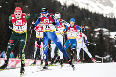 NordicFocus 28.01.2018, Seefeld, Austria (AUT):Eric Frenzel (GER), Eero Hirvonen (FIN), (l-r) - FIS world cup nordic combined, individual gundersen HS109/15km, Seefeld (AUT). www.nordicfocus.com. © Modica/NordicFocus. Every downloaded picture is fee-liable.