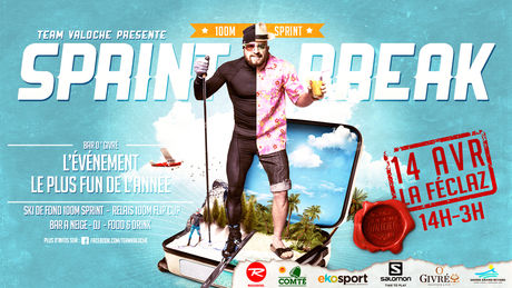 Affiche sprint break cover
