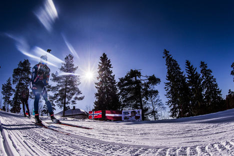 NordicFocus 17.03.2018, Oslo, Norway (NOR):Lisa Vittozzi (ITA) - IBU world cup biathlon, relay women, Oslo (NOR). www.nordicfocus.com. © Manzoni/NordicFocus. Every downloaded picture is fee-liable.
