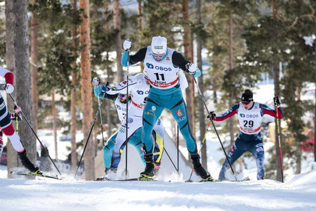 NordicFocus 16.03.2018, Falun Sweden (SWE):Lucas Chanavat (FRA) - FIS world cup cross-country, individual sprint, Falun (SWE). www.nordicfocus.com. © Modica/NordicFocus. Every downloaded picture is fee-liable.