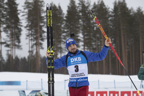 NordicFocus 11.03.2018, Kontiolahti, Finland (FIN):Anton Shipulin (RUS) - IBU world cup biathlon, mass start men, Kontiolahti (FIN). www.nordicfocus.com. © Manzoni/NordicFocus. Every downloaded picture is fee-liable.