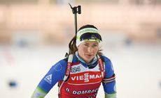 NordicFocus 21.03.2018, Tyumen, Russia (RUS):Darya Domracheva (BLR) - IBU world cup biathlon, training, Tyumen (RUS). www.nordicfocus.com. © Tumashov/NordicFocus. Every downloaded picture is fee-liable.