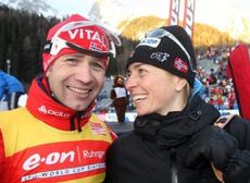 ole_einar_bjoerndalen_nathalie_santer_Toblach_Dolomiten_Dolomiti_02