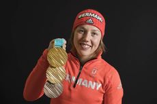 NordicFocus 23.02.2018, Pyeongchang, Korea (KOR):Laura Dahlmeier (GER) - XXIII. Olympic Winter Games Pyeongchang 2018, biathlon, medals, Pyeongchang (KOR). www.nordicfocus.com. © Manzoni/NordicFocus. Every downloaded picture is fee-liable.