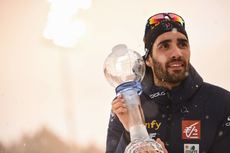 NordicFocus 25.03.2018, Tyumen, Russia (RUS):Martin Fourcade (FRA) - IBU world cup biathlon, cups, Tyumen (RUS). www.nordicfocus.com. © Tumashov/NordicFocus. Every downloaded picture is fee-liable.