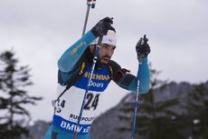 NordicFocus 13.01.2017, Ruhpolding, Germany (GER):Simon Fourcade (FRA) - IBU world cup biathlon, sprint men, Ruhpolding (GER). www.nordicfocus.com. © Manzoni/NordicFocus. Every downloaded picture is fee-liable.