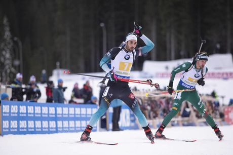 NordicFocus 02.12.2018, Pokljuka, Slovenia (SLO):Martin Fourcade (FRA) - IBU world cup biathlon, relay mixed, Pokljuka (SLO). www.nordicfocus.com. © Manzoni/NordicFocus. Every downloaded picture is fee-liable.