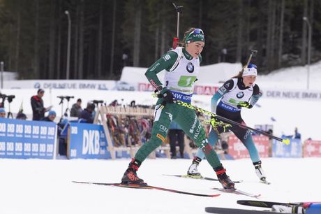NordicFocus 02.12.2018, Pokljuka, Slovenia (SLO):Dorothea Wierer (ITA) - IBU world cup biathlon, relay mixed, Pokljuka (SLO). www.nordicfocus.com. © Manzoni/NordicFocus. Every downloaded picture is fee-liable.