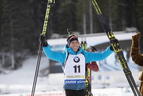 NordicFocus 09.12.2018, Pokljuka, Slovenia (SLO):Quentin Fillon Maillet (FRA) - IBU world cup biathlon, pursuit men, Pokljuka (SLO). www.nordicfocus.com. © Manzoni/NordicFocus. Every downloaded picture is fee-liable.