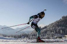 NordicFocus 14.12.2018, Hochfilzen, Austria (AUT):Martin Fourcade (FRA) - IBU world cup biathlon, sprint men, Hochfilzen (AUT). www.nordicfocus.com. © Manzoni/NordicFocus. Every downloaded picture is fee-liable.