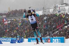 NordicFocus 11.01.2019, Oberhof, Germany (GER):Martin Fourcade (FRA) - IBU world cup biathlon, sprint men, Oberhof (GER). www.nordicfocus.com. © Manzoni/NordicFocus. Every downloaded picture is fee-liable.