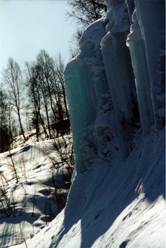 Frosset fossefall