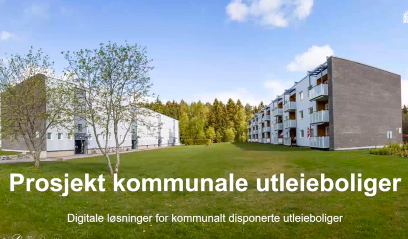 Foto: Fra presentasjonsvideo om Prosjekt Kobo - digitalt system for kommunale utleieboliger. Foto: Fra presentasjonsvideo om Prosjekt Kobo - digitalt system for kommunale utleieboliger.