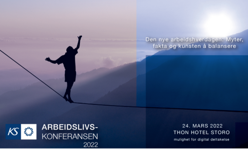 Arbeidslivskonforansen 2022 blir en fysisk konferanse på Thon Hotell Storo i Oslo 24. mars, med mulighet for digital deltakelse. Påmeldingen er nå åpen! Foto: KS