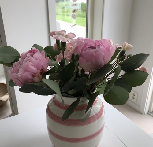 Rosa sommerbukett