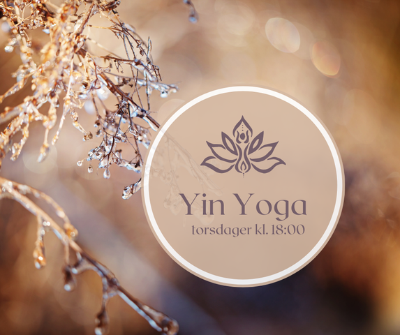 Plakat med Yinyoga på torsdager