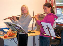 Kulturskoleelever på fløyte Kulturskoleelever på fløyte