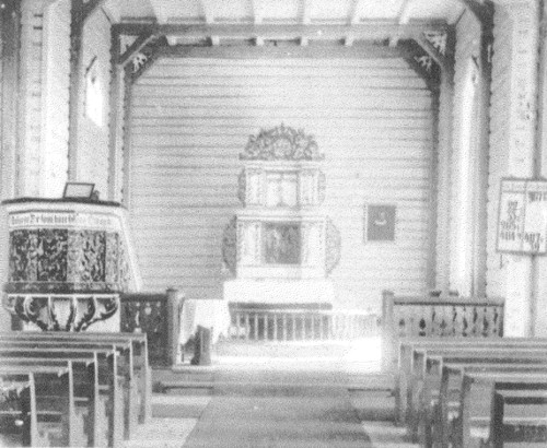 &Oslash;stsinni kirke SH interi&oslash;r