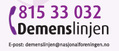 Demenslinjen logo for telefonnummer