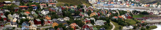 Utsnitt av Tunnellbakken. Foto: Hammerfest kommune/Bjørnar Lunga.