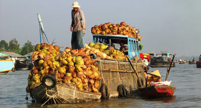 Kambodsja Mekong Floating market 2