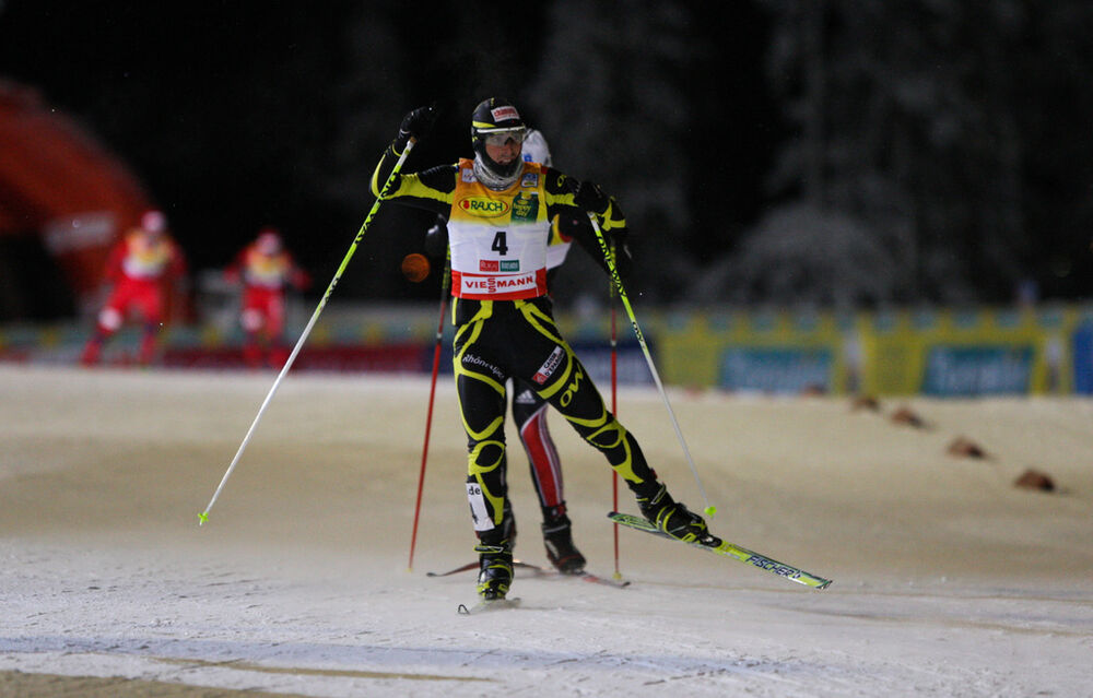 26.11.2010, Kuusamo, Finland (FIN): Francois Braud (FRA), Fischer, Rottefella, One Way - FIS world cup nordic combined, individual gundersen HS142/10km, Kuusamo (FIN). www.nordicfocus.com. © Laiho/NordicFocus. Every downloaded picture is fee-liable.