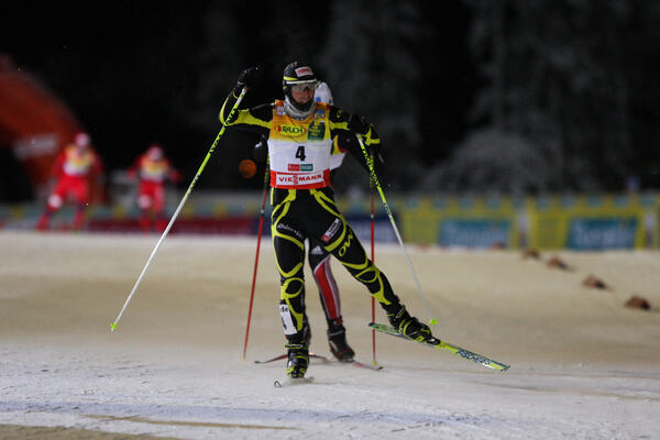 26.11.2010, Kuusamo, Finland (FIN): Francois Braud (FRA), Fischer, Rottefella, One Way - FIS world cup nordic combined, individual gundersen HS142/10km, Kuusamo (FIN). www.nordicfocus.com. © Laiho/NordicFocus. Every downloaded picture is fee-liable. NordicFocus