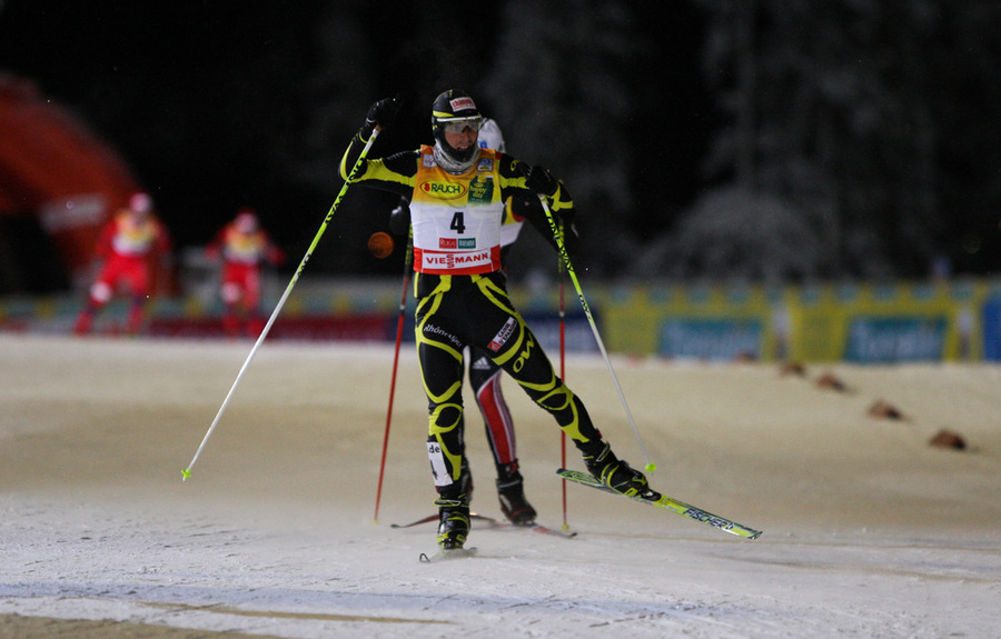 26.11.2010, Kuusamo, Finland (FIN): Francois Braud (FRA), Fischer, Rottefella, One Way  - FIS world cup nordic combined, individual gundersen HS142/10km, Kuusamo (FIN). www.nordicfocus.com. © Laiho/NordicFocus. Every downloaded picture is fee-liable.