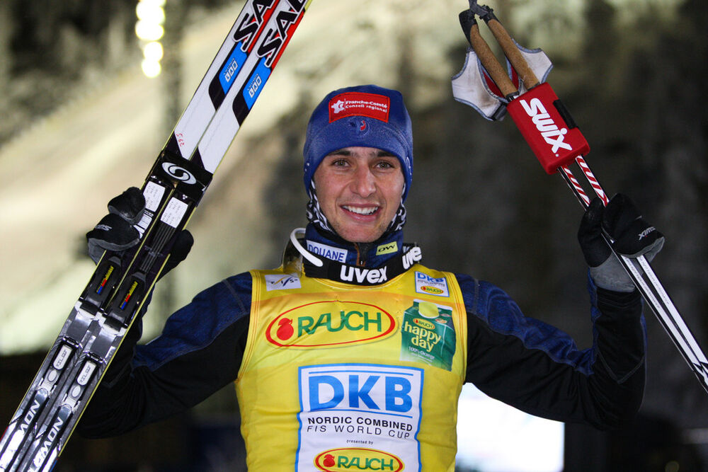 26.11.2010, Kuusamo, Finland (FIN): Jason Lamy-Chappuis (FRA), Salomon, Odlo - FIS world cup nordic combined, individual gundersen HS142/10km, Kuusamo (FIN). www.nordicfocus.com. © Laiho/NordicFocus. Every downloaded picture is fee-liable. NordicFocus 26.11.2010, Kuusamo, Finland (FIN): Jason Lamy-Chappuis (FRA), Salomon, Odlo - FIS world cup nordic combined, individual gundersen HS142/10km, Kuusamo (FIN). www.nordicfocus.com. © Laiho/NordicFocus. Every downloaded picture is fee-liable.