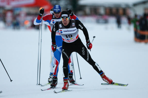12.12.2010, Davos, Switzerland (SUI): Dario Cologna (SUI), Fischer, Rottefella, Alpina, Swix, ODLO, Toko - FIS world cup cross-country, individual sprint, Davos (SUI). www.nordicfocus.com. © Laiho/NordicFocus. Every downloaded picture is fee-liable. NordicFocus
