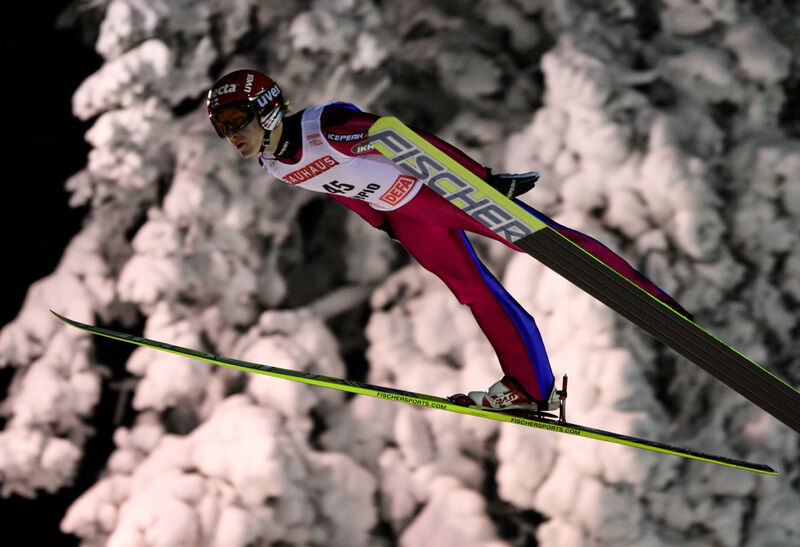 01.12.2010, Kuopio, Finland (FIN): Ville Larinto (FIN), Fischer - FIS world cup ski jumping, individual HS127, Kuopio (FIN). www.nordicfocus.com. © Laiho/NordicFocus. Every downloaded picture is fee-liable.