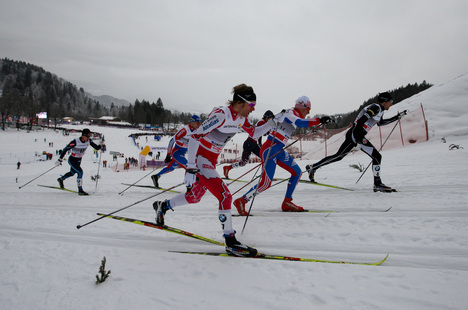 02.01.2011, Oberstdorf, Germany (GER): Devon Kershaw (CAN), Fischer, Salomon, Swix in a men´s quarterfinal - FIS world cup cross-country, tour de ski, individual sprint, Oberstdorf (GER). www.nordicfocus.com. © Laiho/NordicFocus. Every downloaded pictu NordicFocus 02.01.2011, Oberstdorf, Germany (GER): Devon Kershaw (CAN), Fischer, Salomon, Swix in a men´s quarterfinal - FIS world cup cross-country, tour de ski, individual sprint, Oberstdorf (GER). www.nordicfocus.com. © Laiho/NordicFocus. Every downloaded pictu
