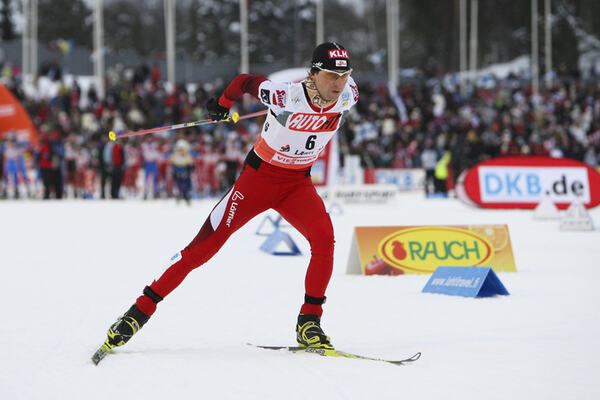 06.03.2010, Lahti, Finland (FIN): Mario Stecher (AUT), Fischer - FIS world cup nordic combined, individual gundersen HS130/10km, Lahti (FIN). www.nordicfocus.com. © Laiho/NordicFocus. Every downloaded picture is fee-liable. NordicFocus