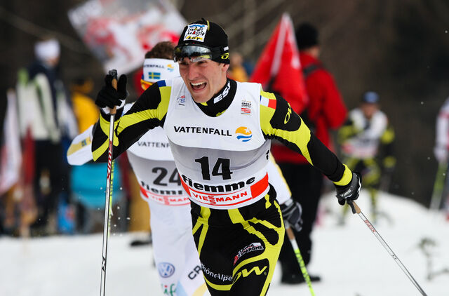 08.01.2011, Val di Fiemme, Italy (ITA): Maurice Manificat (FRA), Fischer, Swix, One Way - FIS world cup cross-country, tour de ski, mass men, Val di Fiemme (ITA). www.nordicfocus.com. © Laiho/NordicFocus. Every downloaded picture is fee-liable.