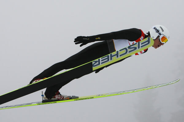 25.02.2011, Oslo, Norway (NOR): Nicolas Mayer (FRA), Fischer - FIS nordic world ski championships, ski jumping, individual HS106, Oslo (NOR). www.nordicfocus.com. © Laiho/NordicFocus. Every downloaded picture is fee-liable. NordicFocus