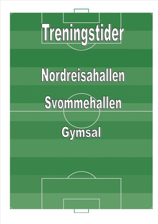 Treningstider 