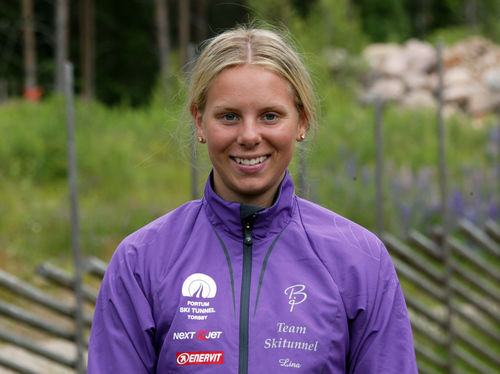 LINA KORSGREN från Falun/Borlänge SK är ny i landslaget. Foto: KJELL-ERIK KRISTIANSEN