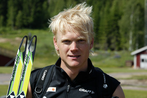 JENS ERIKSSON är en av dom landslagsåkare som är med i Mördarbacksloppet i Falun. Foto: KJELL-ERIK KRISTIANSEN