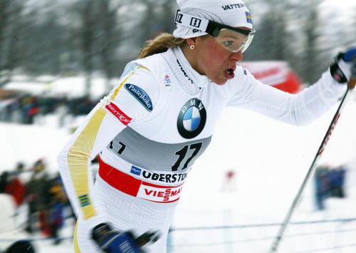 MARIA RYDQVIST snart tillbaka med sitt fighting face - målet är OS i Sochi redan kommande vinter! Foto: MOA MOLANDER KRISTIANSEN