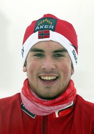 TOMAS NORTHUG åkte rullskidor på motorvägen i Tyskland. Foto: KJELL-ERIK KRISTIANSEN